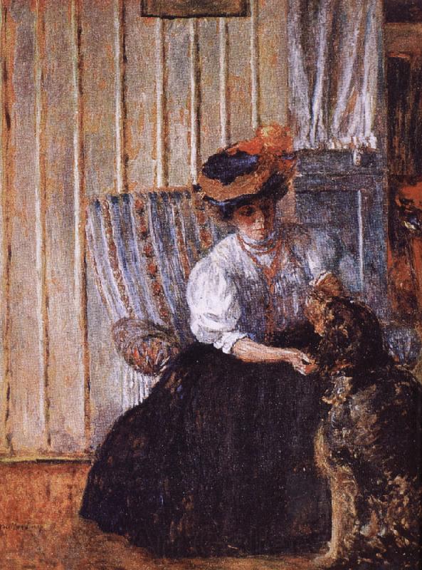 Edouard Vuillard Her dog Germany oil painting art